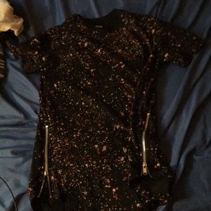 Carbon Zippered T shirt